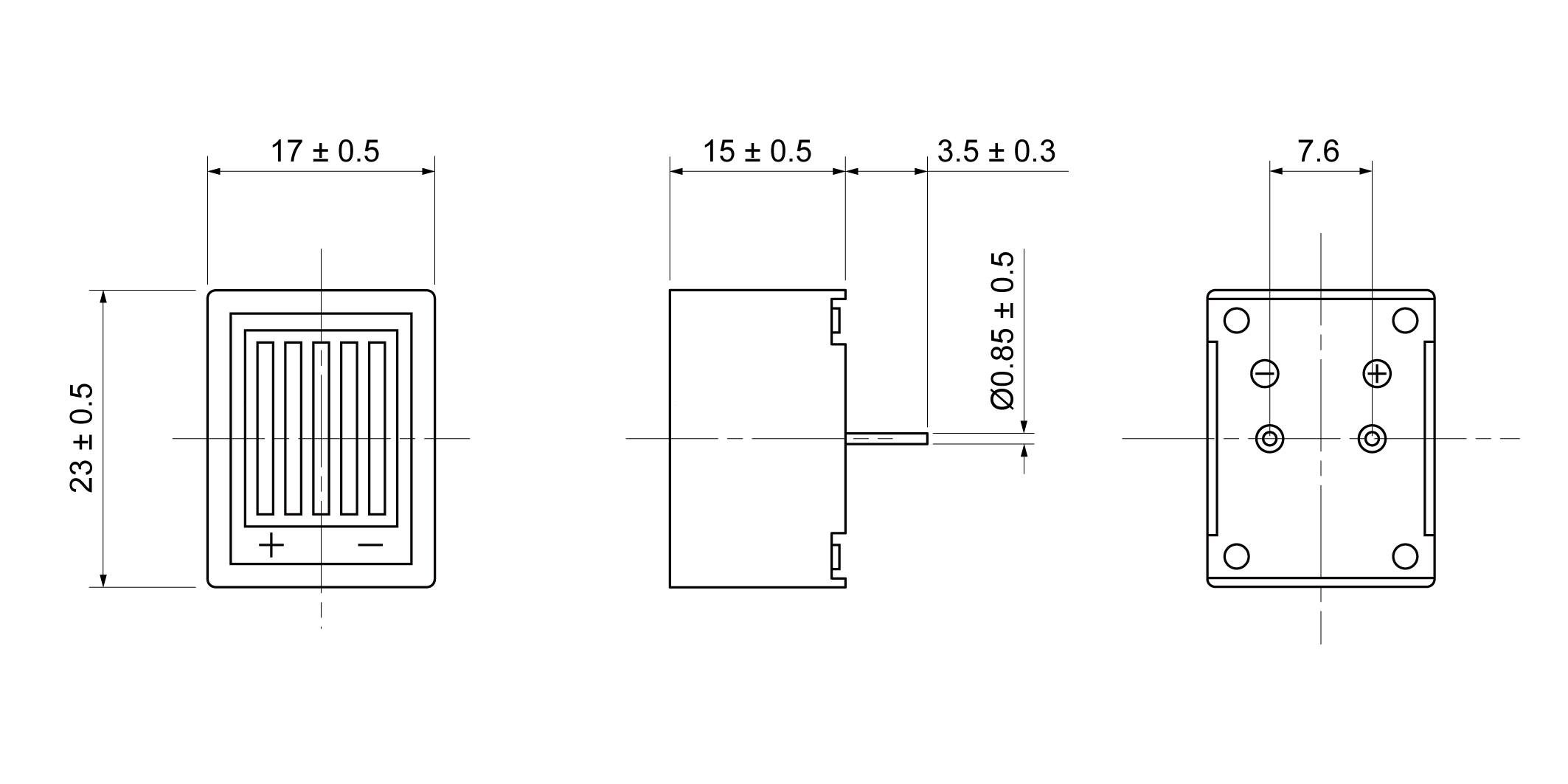 MEB2317-B1P2 Mechanical Drawing